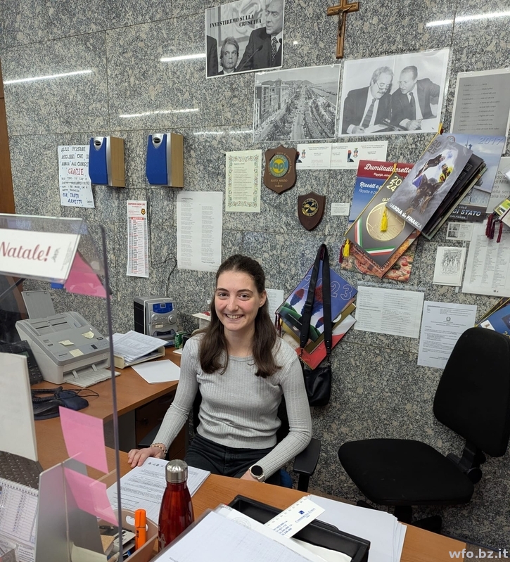 Anja Simmerle bei der Staatsanwaltschaft in Busto Arsizio
